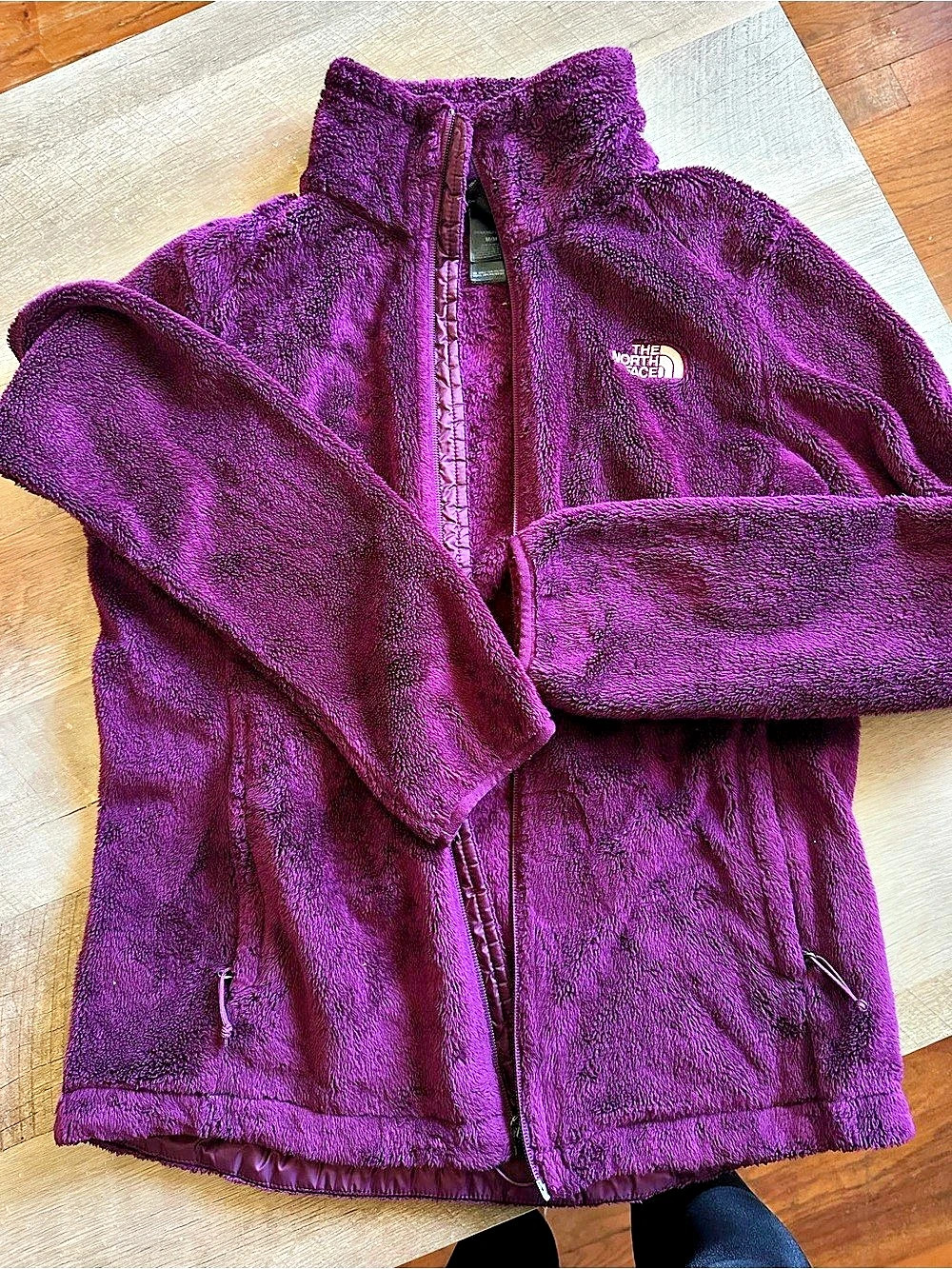 The North Face Osito Fleece Jacket Purple Medium